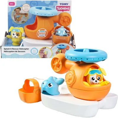 Image de TOMY TOOMIES Hélicoptère éclaboussant pour baignoire E73305