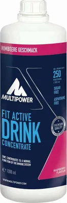 Produktbild von Multipower Fit Active Drink Concentrate- 1000 ml Himbeere