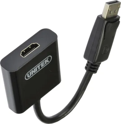 Obrázok produktu pre Unitek DisplayPort - čierny AV adaptér HDMI (Y-5118DA)