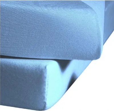 Produktbild von Fleuresse Mako-Jersey-Spannlaken Jenny C Farbe mittelblau 6031