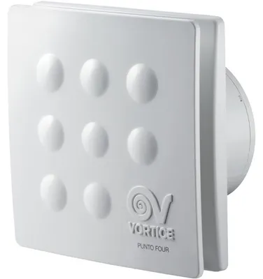 Zdjęcie produktu dla Vortice MFO 100/4", Biały, Sufit, Ściana, Tworzywo sztuczne ABS, 33,1 dB, 10 cm, 85 m³/h