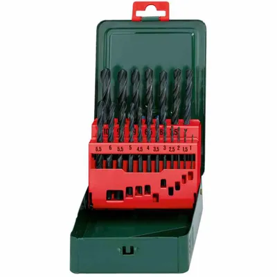 Produktbild von Metabo HSS-R-Bohrerkassette-SP - 19 teiliges Set