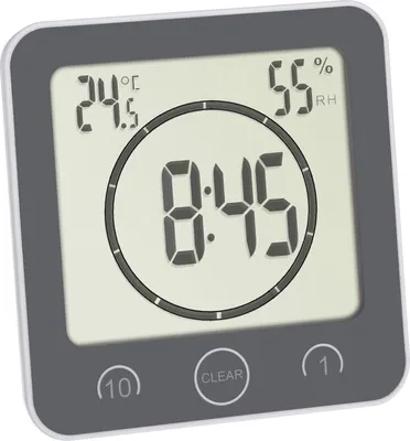 Produktbild von TFA-Dostmann 60.4001.10, Digitaler Küchentimer, Grau, 99 min, Kunststoff, LCD, Freistehend