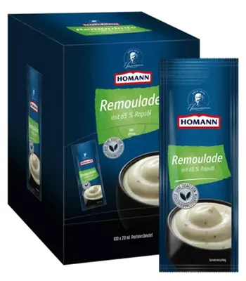 Obrázek produktu pro Homannova remuláda s řepkovým olejem a nasekanou petrželkou100x20ml