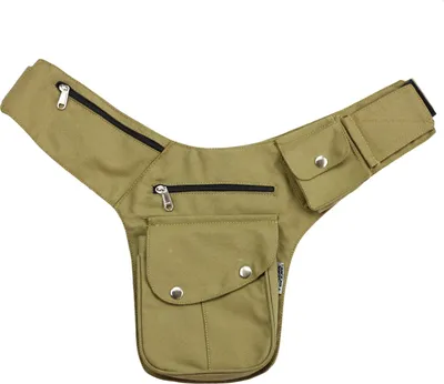 Produktbild von Gürteltasche - Buddy - beige - silberfarben - Bauchtasche - Hüfttasche