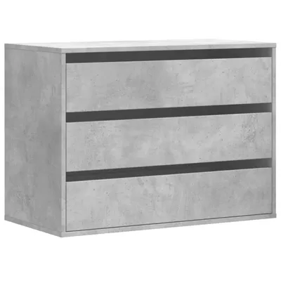 Produktbild von vidaXL Kommode Betongrau 80x41x58 cm Holzwerkstoff