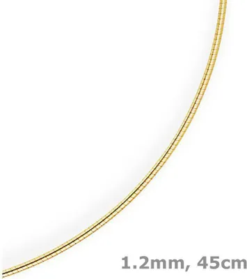 1-2mm-Halsreif-aus-750-Gelbgold-rund-45cm