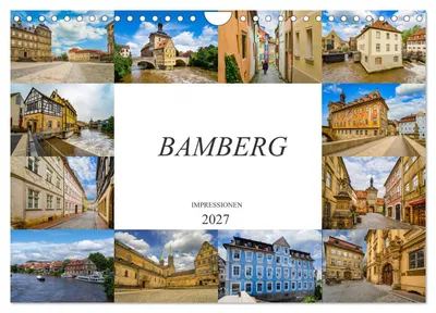 Produktbild von Bamberg Impressionen (Wandkalender 2027 DIN A4 quer), CALVENDO Monatskalender