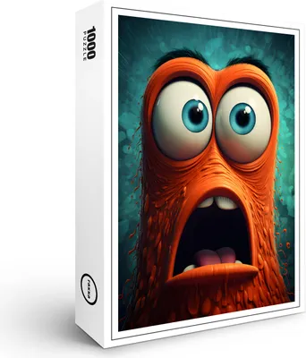 Image de raxxa premium puzzle "Whimsical Wakadoodle 7", 1000 pièces
