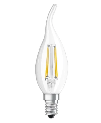 Produktbild von Ledvance Classic LED E14 Kerze Fadenlampe Klar 3.4W 470lm - 927 Extra Warmweiß | Höchste Farbwiedergabe - Dimmbar - Ersatz für 40W