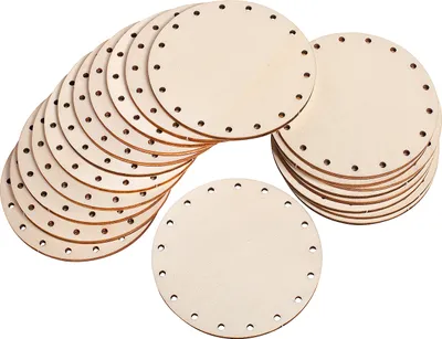 Produktbild von VBS XXL Peddigrohr-Böden "Rund", 20 Stück, 3 mm Ø 9 cm