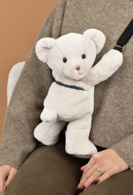 Obrázek produktu pro Doudou Plyšová taška přes rameno Medvídek béžový 30 cm