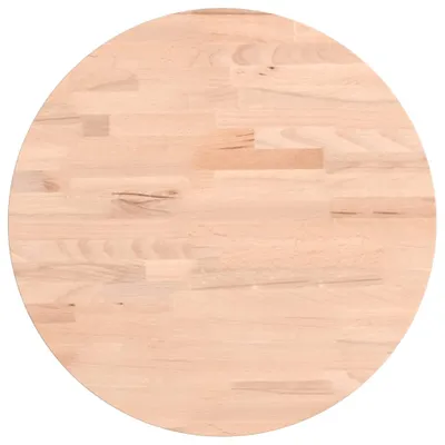 Image de vidaXL Plateau de table Ø40x2,5 cm Rond en bois massif de hêtre