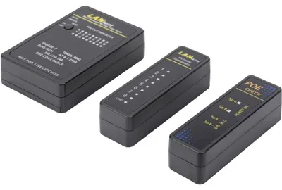 Image de Testeur de câble réseau PoE - Test continuité RJ45 RJ11 BNC - Scan automatique - Testeur de câble