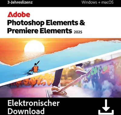 Produktbild von Adobe 30006896 Photoshop & Premiere Elements 2025 Download