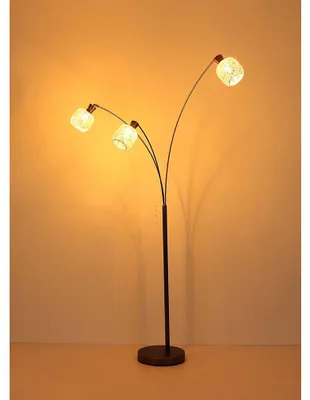 Produktbild von GLOBO Lighting Stehleuchte BROKANA LBH 84.50x100x200.50 cm schwarz