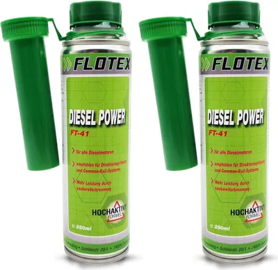 Produktbild von Flotex Diesel Power 2 x 250ml Additiv Zusatz für alle Dieselmotoren