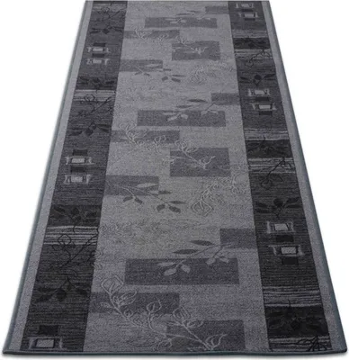 Produktbild von Teppich-Läufer auf Maß gekettelt Akzent grau 67x250 cm