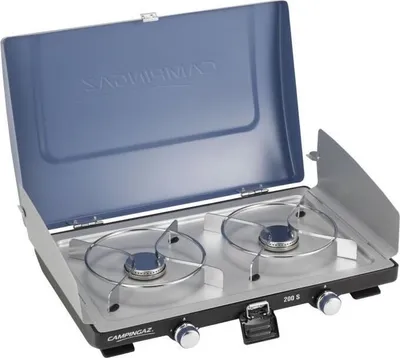 Zdjęcie produktu dla Campingaz 200 S, 2100 W, 2 strefy, na zewnątrz, wolnostojący, szary, pokrętło