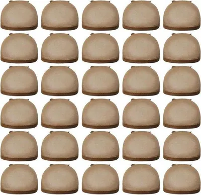 Produktbild von Pruikenkap für Spitzen vorn braun nylon hautähnlich - 30 Stück