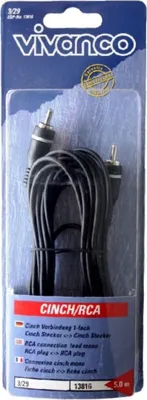 Produktbild von Pripojovací kábel 1x cinch audio 5 m