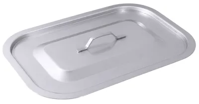 Produktbild von Deckel für rechteckige Bratpfannen, Edelstahl 18/10, 40-65 cm wählbar : 40 cm Variante: 40 cm