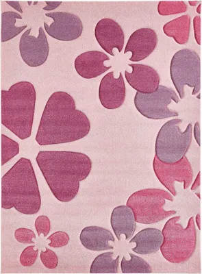 Image de FLEUR Tapis tissé pour enfants