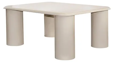 Produktbild von Couchtisch aus Metall - Creme - ZIDILA