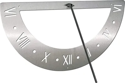 Produktbild von DanDiBo Sonnenuhr Edelstahl für die Wand 70 cm Rostfrei 96687 Ausrichtbar Wetterfest Gartenuhr Modern Metall