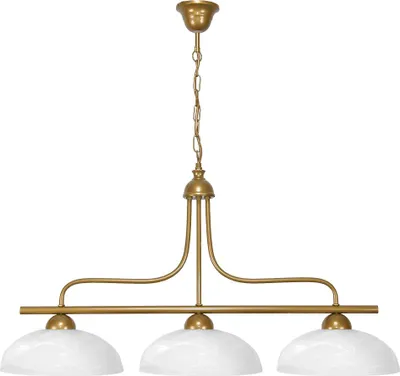 Image de Plafonnier Suspension Lustre Lampe En Verre E27 Led Nyks 7-672