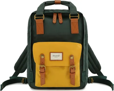 Produktbild von Himawari 188L 14'' Laptop-Rucksack (grün-gelb)