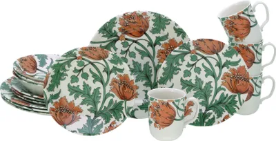 Produktbild von CreaTable, 16887, Florentina Bunt, Kombiservice 16-tlg, Steingut