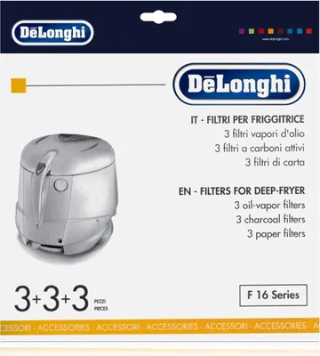 Produktbild von Delonghi Filter Fritteuse Fettdunst-,Aktivkohlefilter Type: F16-9 (1er Pack)