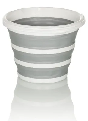 Image de hjh OFFICE Bac pliable CLEAN SILR Bac pliable en silicone Seau pliable en silicone, bac 25,0 x 32,0 x 32,0 cm