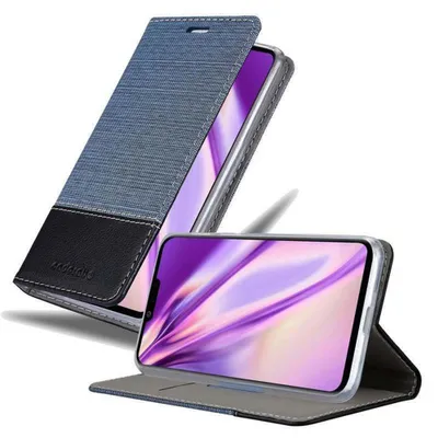 Produktbild von Cadorabo Hülle für LG G8 Schutzhülle in Blau Handy Hülle Etui Book Case Cover