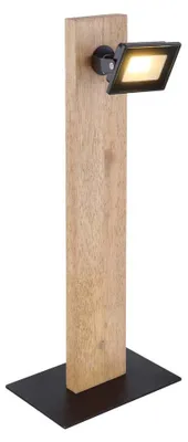 Produktbild von LED Tischleuchte, Holz, schwarz, braun, H 45 cm