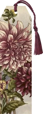Immagine prodotto di Segnalibro con motivo di fiori viola, varietà Dahlia