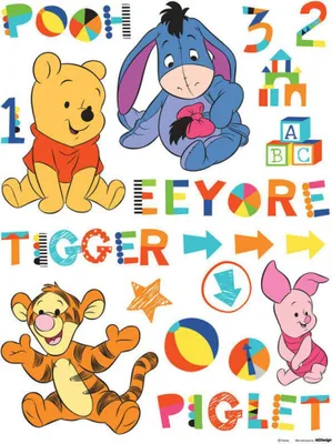 Produktbild von Riesen-Sticker Winnie & seine Freunde Baby Disney