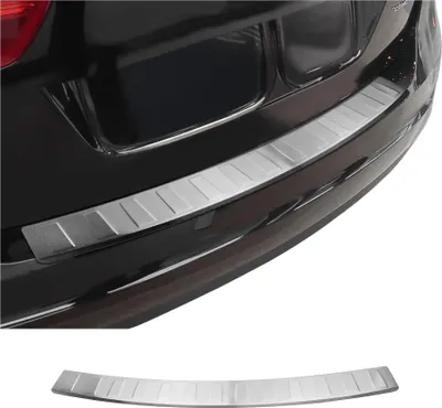 Image de Protection Seuil de Pare-chocs Arriére Pour Seat Alhambra 2010-2021 Acier Brossé