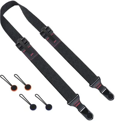 Produktbild von Kameragurt mit Schnellverschluss – Verstellbarer Kameragurt – Nylon-Kameraband – Kompatibel mit DSLR/SLR-Kameras – Länge 82-130 cm – Breite 3,5 cm