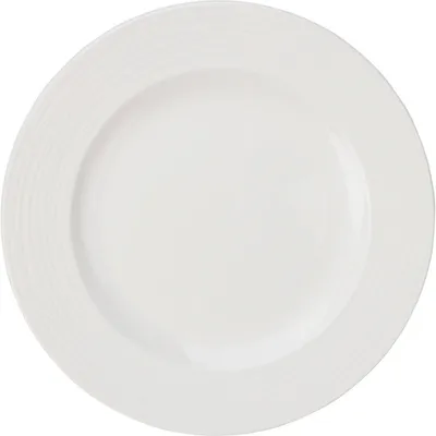 Produktbild von Flacher Essteller, aus Porzellan, weiß, Ø 27 cm