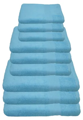 Produktbild von Julie Julsen Handtuch Set Hellblau,Set:9 tlg. 3 Bade- 3 Hand- 3 Gästetücher