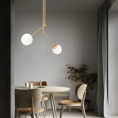 Immagine prodotto di Opviq, Cambaz - 3452, Lampadario, oro, metallo, 100 x 15 x 110 cm