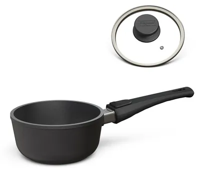 Produktbild von Hoffmann Kasserolle Ø 16 cm Aluguss Antihaft mit Deckel