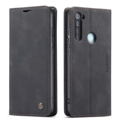 Obrázek produktu pro Redmi Note 8 Pouzdro, RetroPolyuretanKožené Pouzdro, Kapsy na Karty, Magnetické Uzavírání, Pouzdro s Funkcí Stojánku pro Xiaomi Redmi Note 8 černé