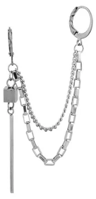 Produktbild von Einfädler Bar Quaste Kette Manschette Wrap Clip On Hoop Lange Dangle Drop Ohrrin
