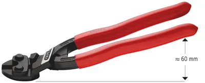 Obrázek produktu pro Mini nůžky na šrouby 200 mm s úchytem velikosti 20G, Knipex | 4003773066866