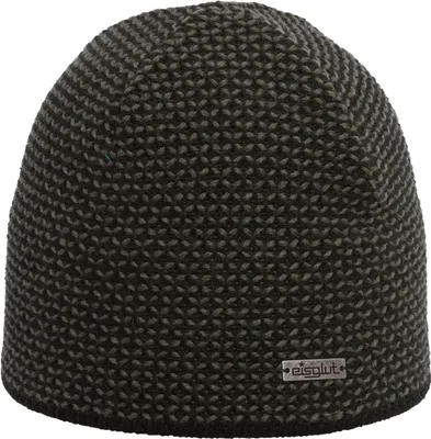Produktbild von Eisglut Strickmütze Zacg XL mit Innen-Fleece , schwarz, Gr. Einheitsgröße