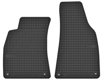 Produktbild von Gummimatten Fußmatten Vorne Schwarz für Seat Exeo 2008-2015