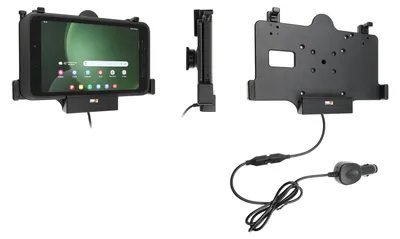 Produktbild von Brodit Gerätehalter 712386 mit Ladefunktion - für Smartphones - Samsung Galaxy Tab Active 3 SM-T570/SM-T575, Samsung Galaxy Tab Active 5 SM-X300/SM-X306B